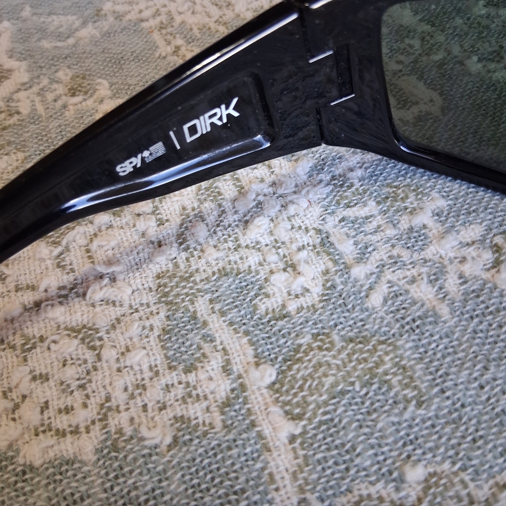 🌟 Mens Spy Optic Wraparound Sport Sunglasses Black Dark Smoke Lenses - Picture 5 of 9